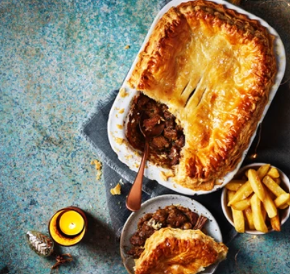 Kosher Steak and Mushroom Pies